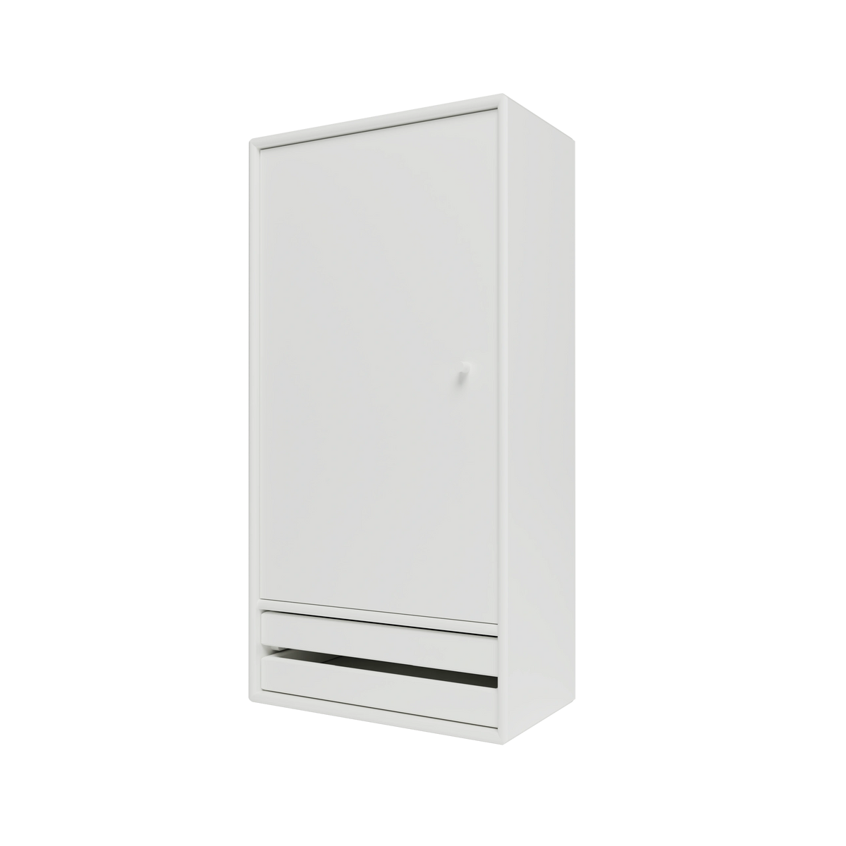 Armoire de salle de bain Reset I, laque 01 White, packshot Montana