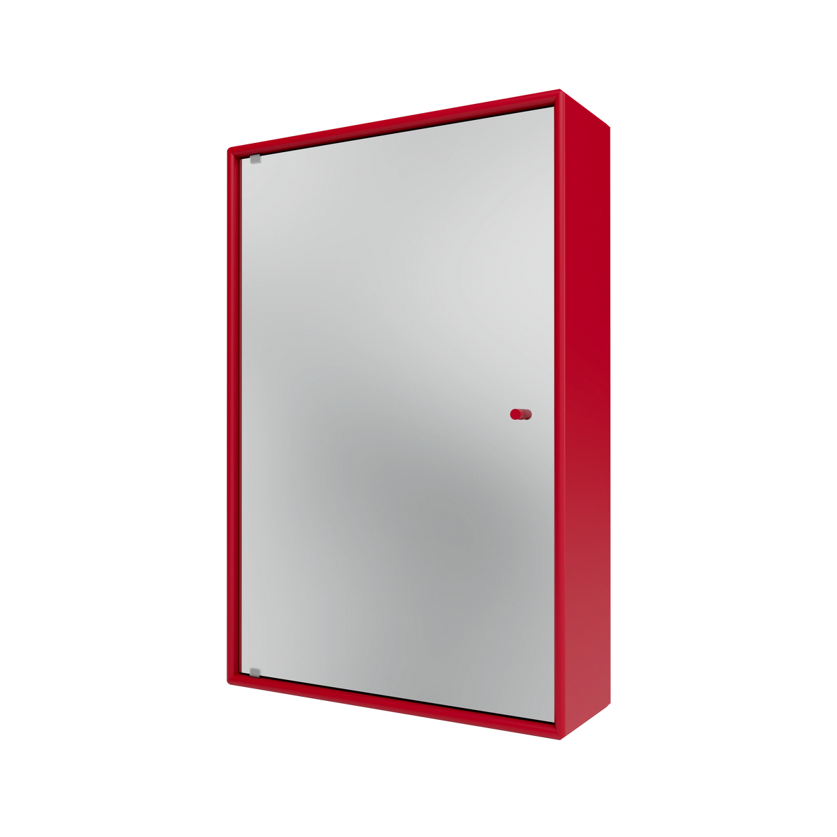 Armoire à miroir Reflect, laque 165 Beetroot, packshot Montana