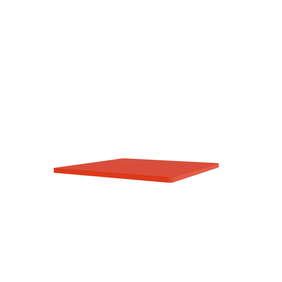 Plateau supérieur Panton Wire Single laqué Rosehip, 34,8 × 34,8 cm