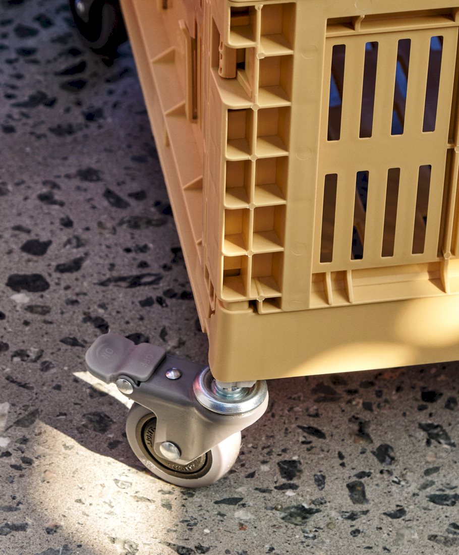 Roulettes Colour Crate - Hay