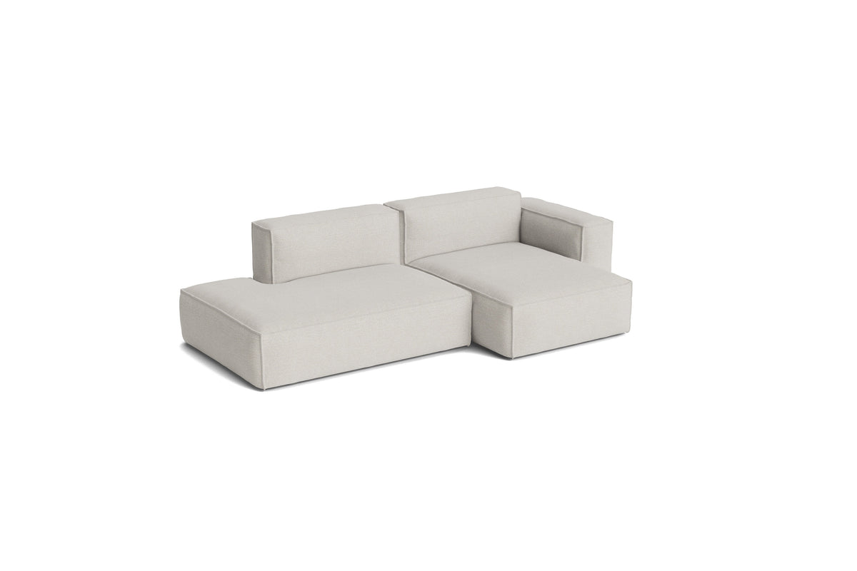 Canapé Mags Soft Low déhoussable de Hay, 2,5 places combinaison 3 méridienne droite, tissu Story 102