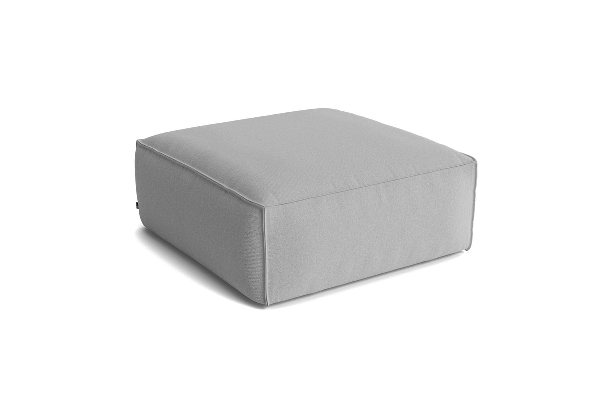 Ottoman S01RC du canapé Mags Soft Low déhoussable de Hay, ottoman XS, tissu Steelcut Trio 113