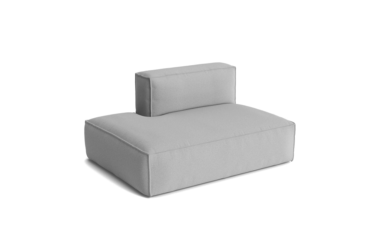 Module S9301RC du canapé Mags Soft Low déhoussable de Hay, module lounge dossier droit, tissu Steelcut Trio 113