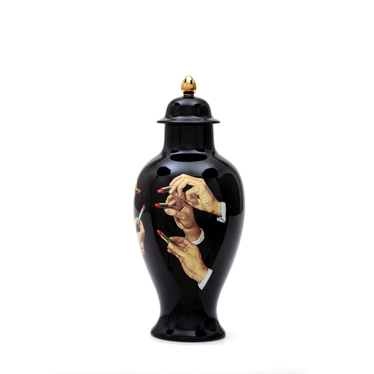 Vase Lipsticks Black de ToiletPaper - Seletti-vue 2-The Woods Gallery