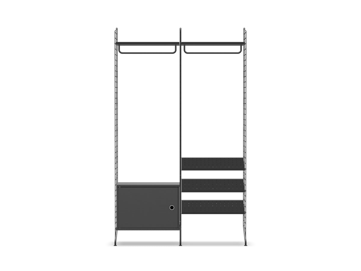Pack Entrée Hallway S - String Furniture-Gris foncé-The Woods Gallery