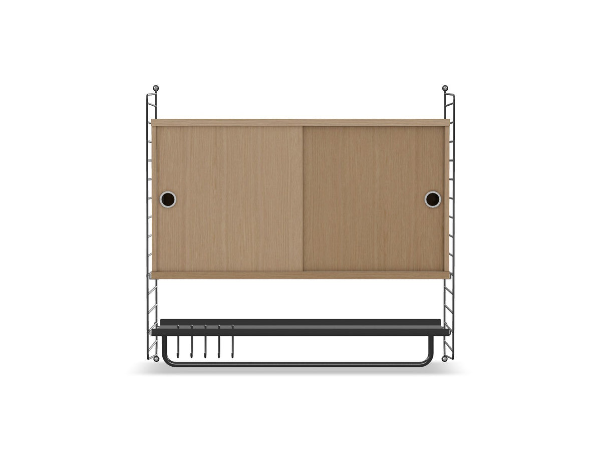 Ensemble de Chambre F - String Furniture-Gris foncé - Chêne-The Woods Gallery