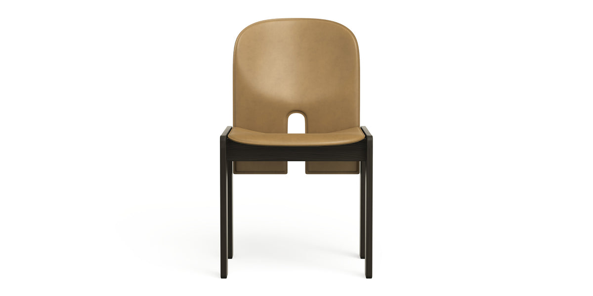 Chaise 121 en cuir d&