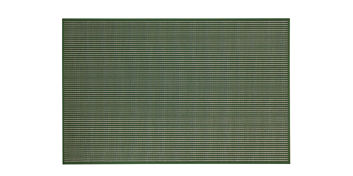 Tapis Shuttle de Karin Carlander - Cassina-vue de dessus, tapis vert quadrillé-Cassina