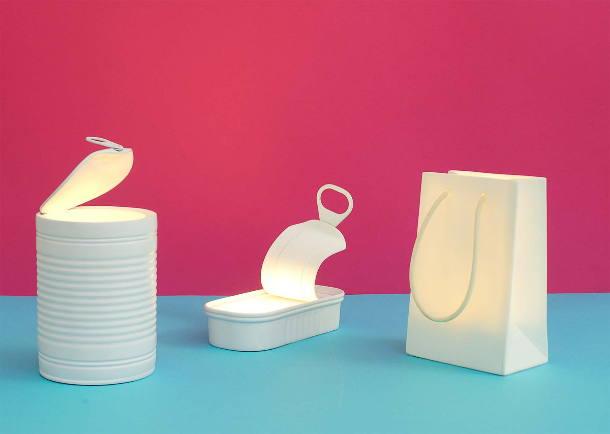 Lampe Daily Glow Shopper de Alessandro Zambelli - Seletti-vue 2-The Woods Gallery