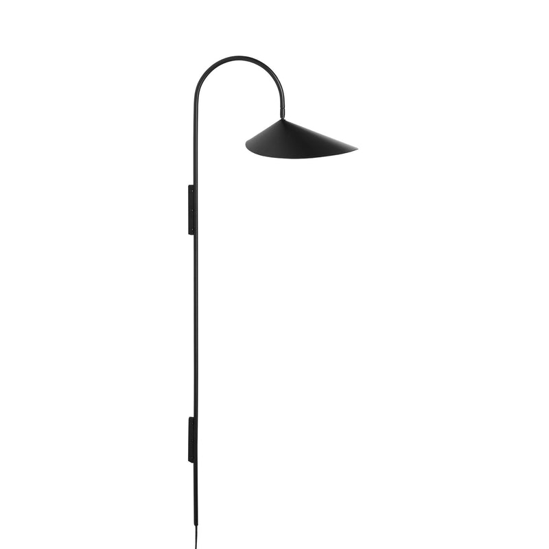 Applique murale tall Arum - Ferm Living-Noir-The Woods Gallery