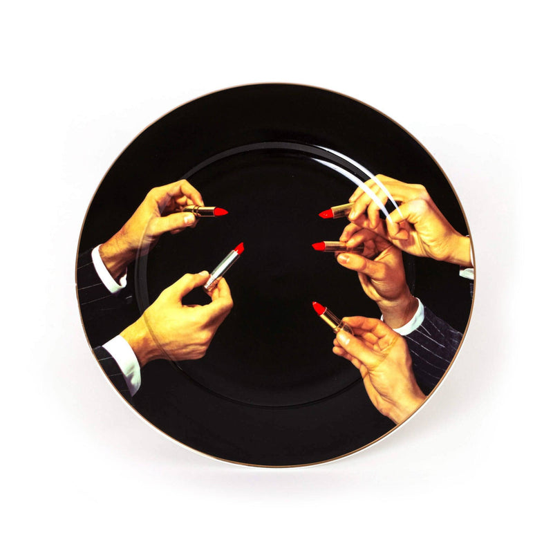 Assiette Lipstick de ToiletPaper - Seletti-The Woods Gallery