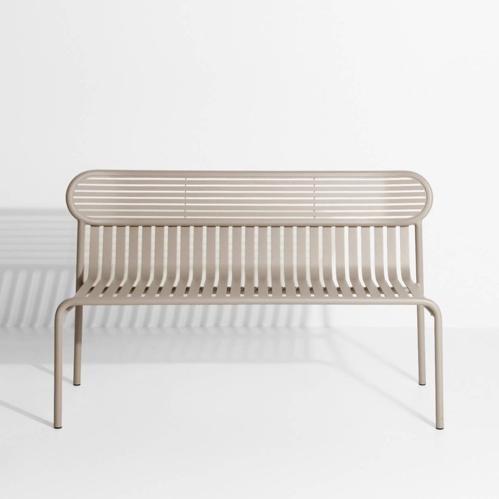 Banc avec dossier Week-End - Petite Friture-Beige-The Woods Gallery