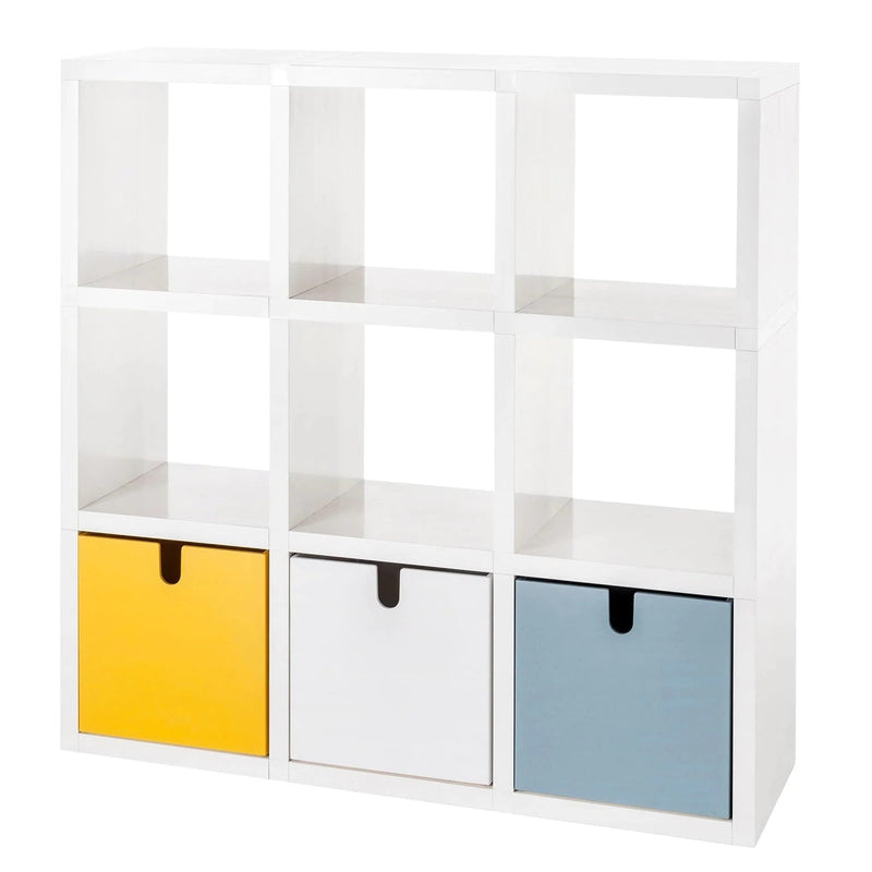 Bibliothèque Polvara de Giulio Polvara - Kartell-Blanc-119 x 119 cm-The Woods Gallery