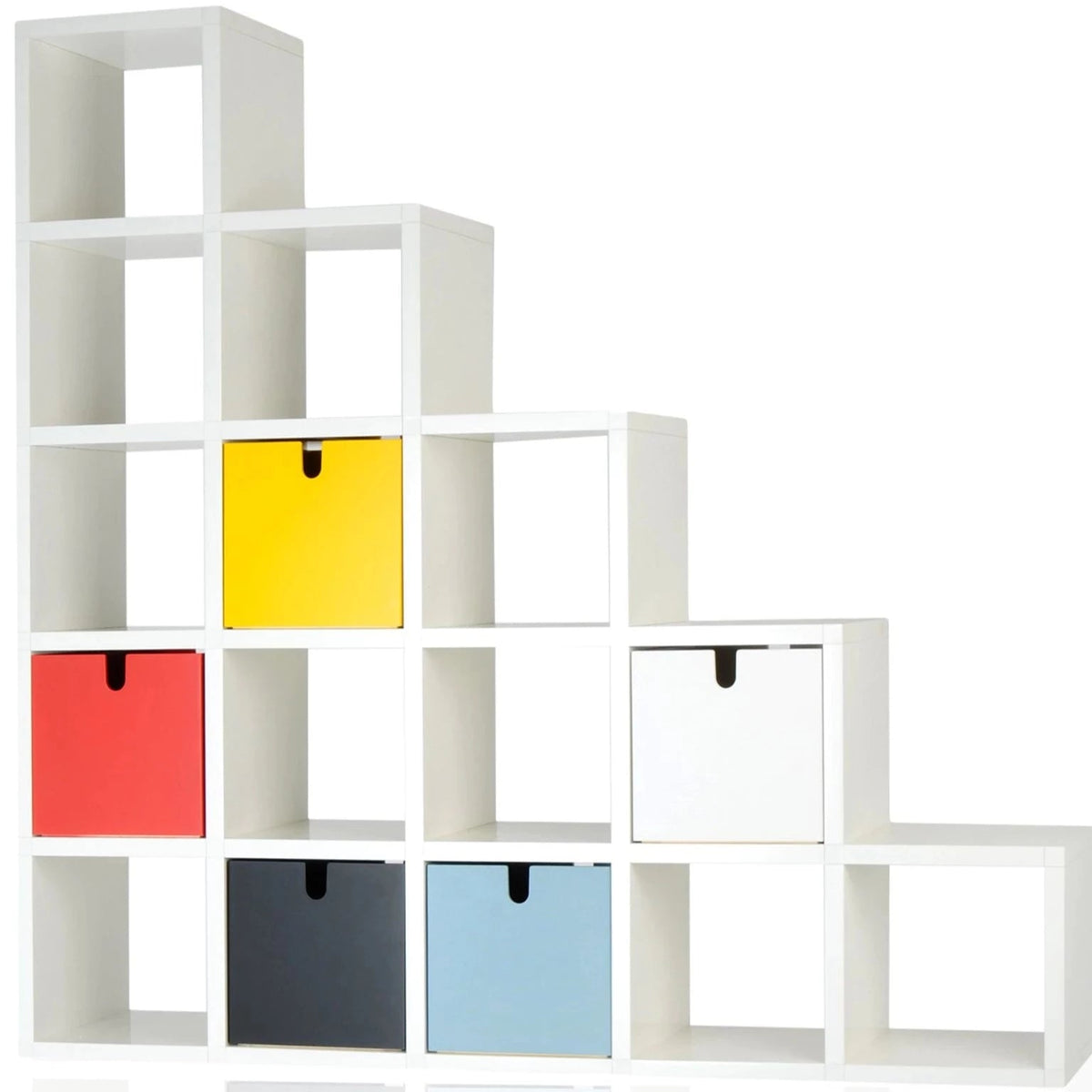 Bibliothèque Polvara de Giulio Polvara - Kartell-Blanc-196 x 196 cm-The Woods Gallery