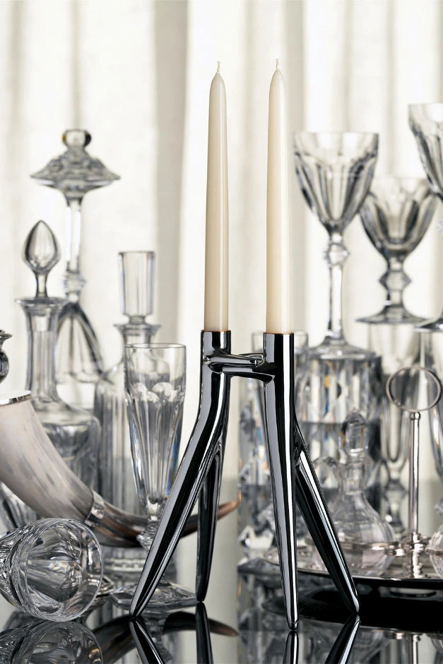 Bougeoir Abbracciaio Opaque de Philippe Starck et Ambroise Maggiar- Kartell-Blanc-The Woods Gallery