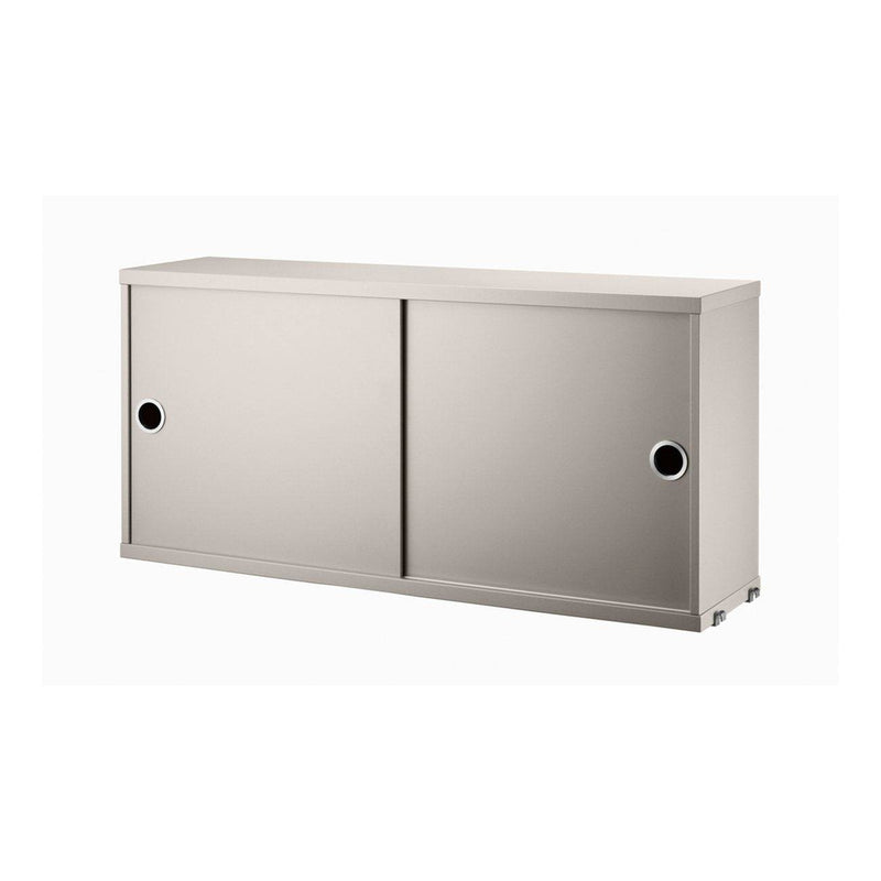 Caisson 2 portes coulissantes Cabinet-Beige-78x20cm-The Woods Gallery
