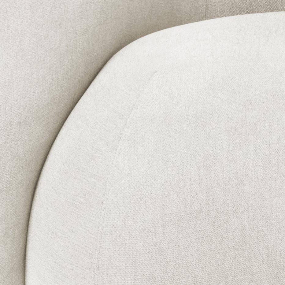 Canapé 3 places Rico Brushed - Ferm Living-Blanc cassé-The Woods Gallery