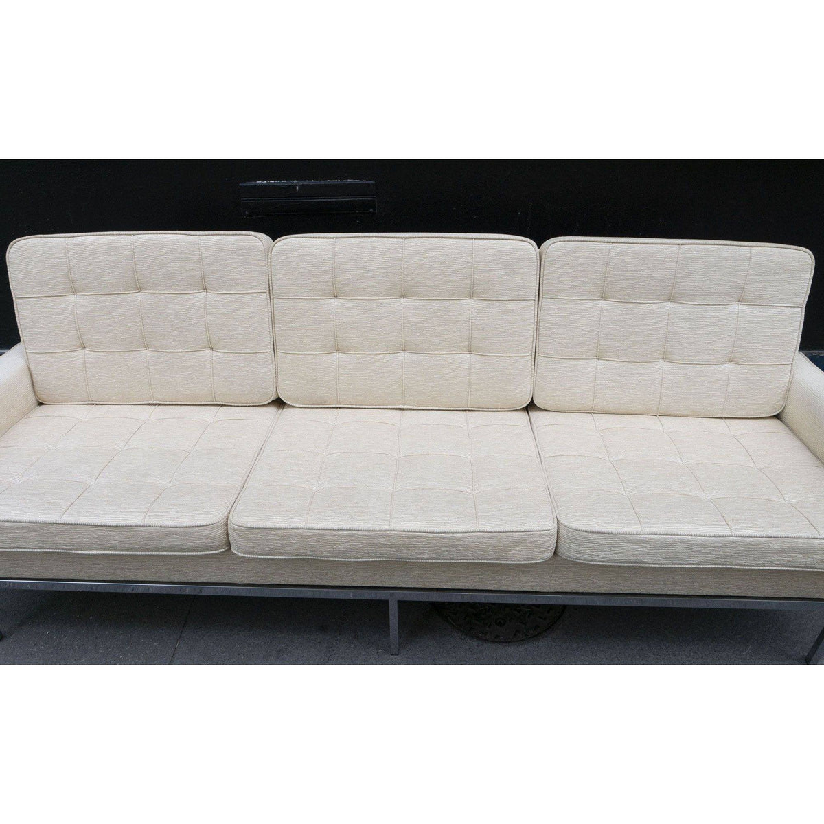 Canapé 3 places modèle 67 A de Florence Knoll / L 225 cm - Knoll - Vintage-The Woods Gallery