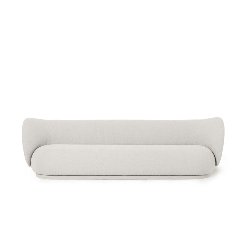 Canapé 4 places Rico Boucle de Trine Andersen - Ferm Living-Blanc cassé-The Woods Gallery