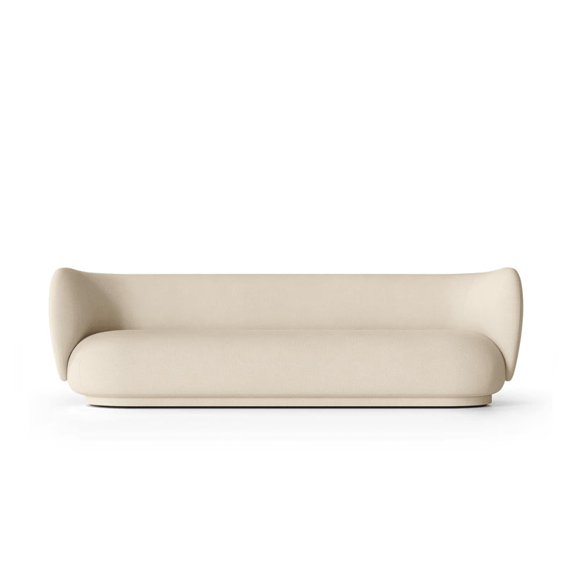 Canapé 4 places Rico Brushed de Trine Andersen - Ferm Living-Off White-The Woods Gallery