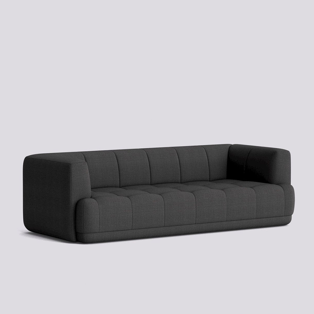 Canapé Quilton - 3 places pré-configuré - Doshi Levien - Hay-Gris anthracite (Canvas 174)-The Woods Gallery