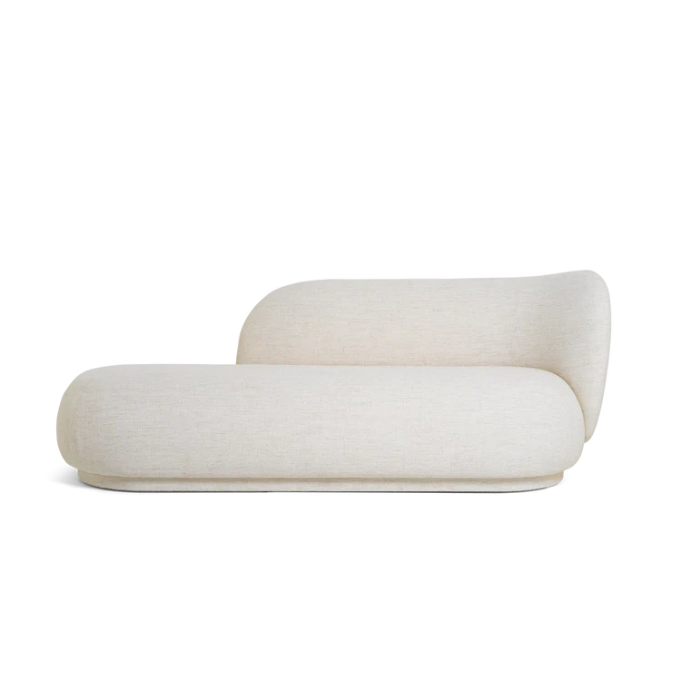 Canapé Rico Divan R Boucle de Trine Andersen - Ferm Living-Off White-The Woods Gallery