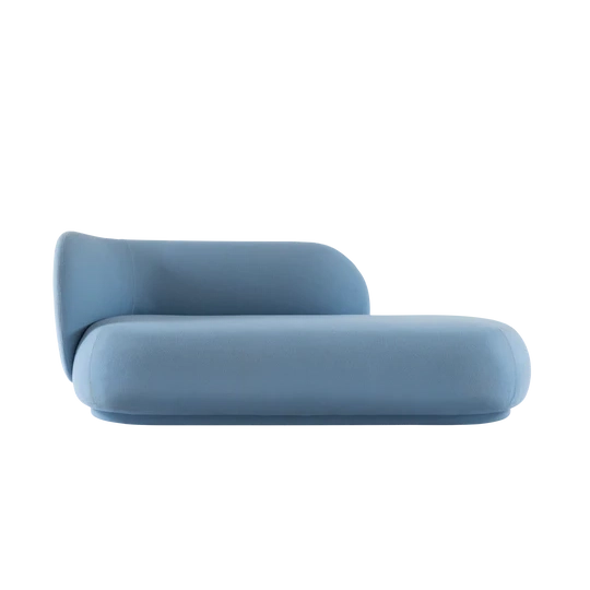 Canapé Rico Divan Tonus (Left) de Trine Andersen - Ferm Living-Bleu-The Woods Gallery