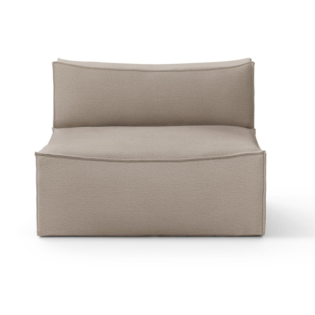 Canapé module central Catena / Large - Ferm Living-Beige-Coton-The Woods Gallery