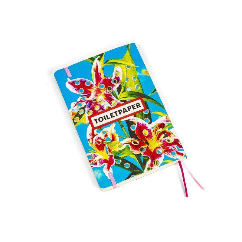 Carnet Flowers with Holes de ToiletPaper - Fleurs trouées - Seletti-The Woods Gallery