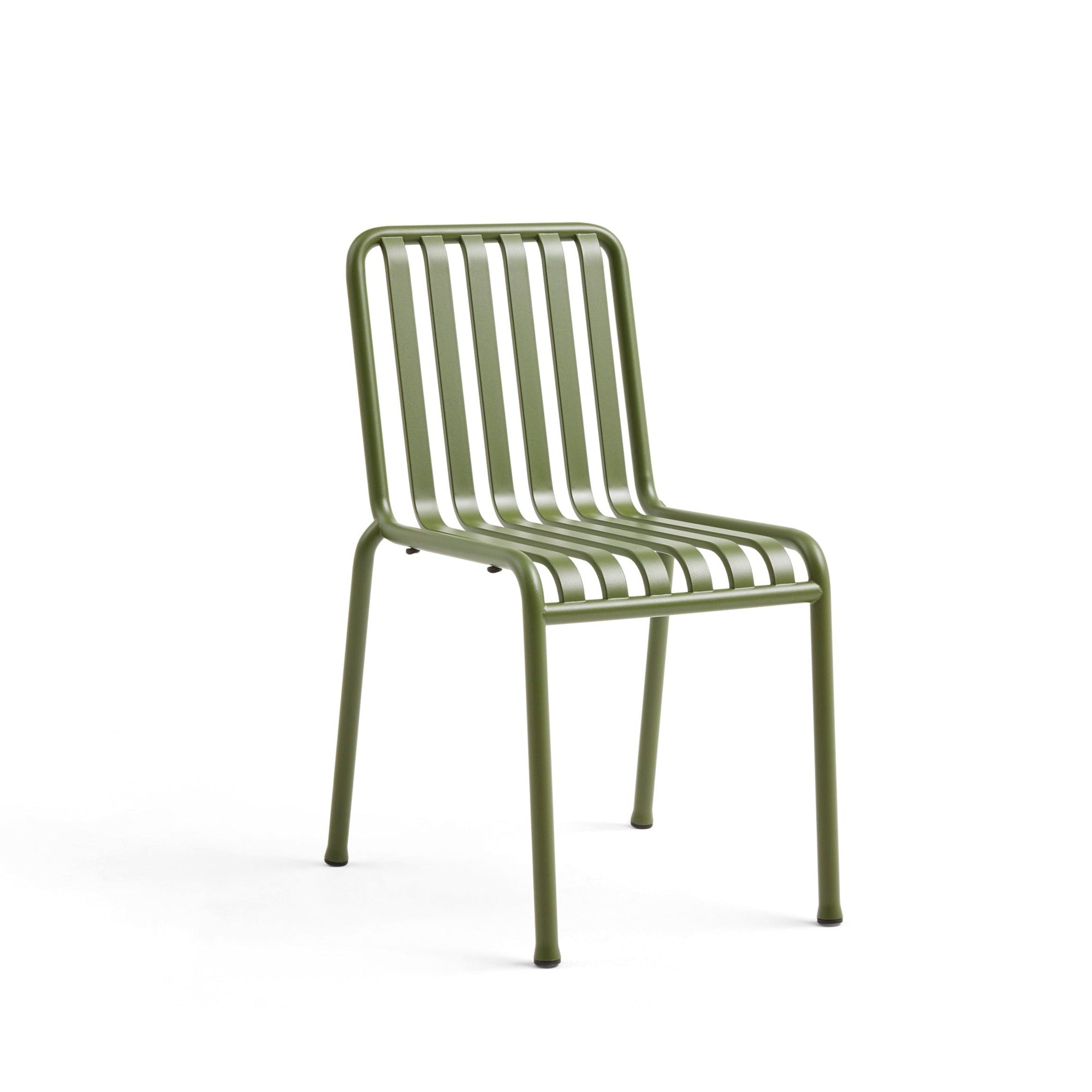 Chaise empilable Palissade - Hay Vert Olive, Anthracite, Argent, Gr