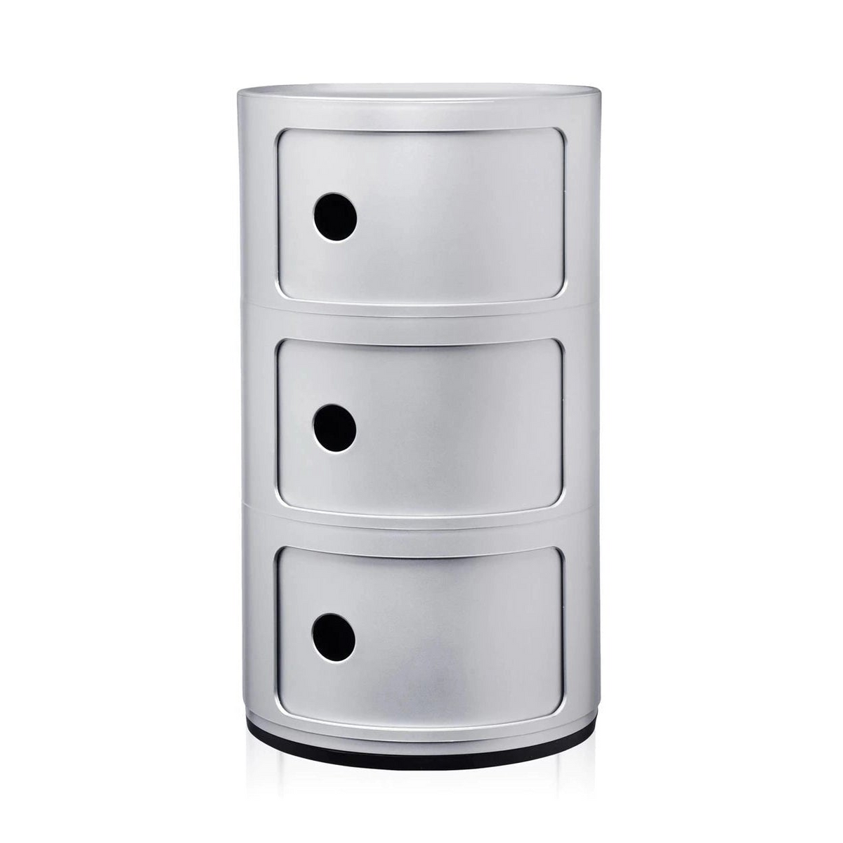 Componibili 3 Modules - Kartell-Classic Argent-The Woods Gallery