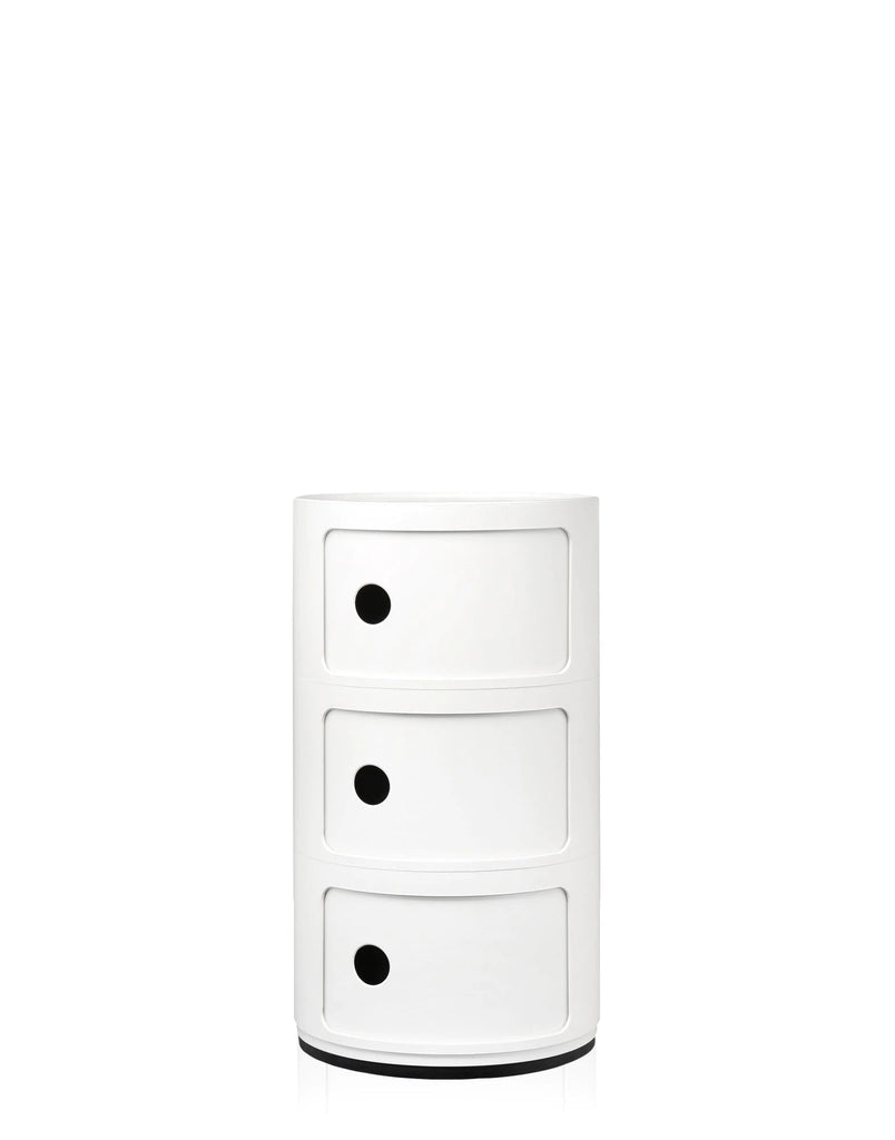Componibili 3 Modules - Kartell-Classic Blanc-The Woods Gallery