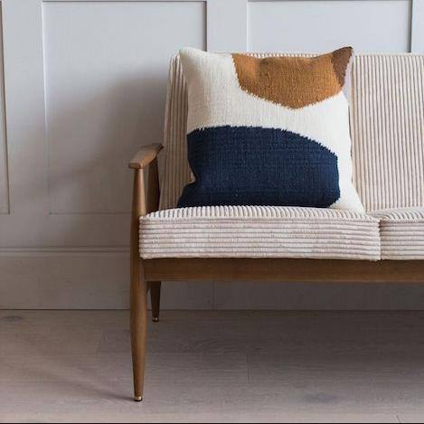 Coussin Kelim Cushion Merge de Trine Andersen - Ferm Living-The Woods Gallery