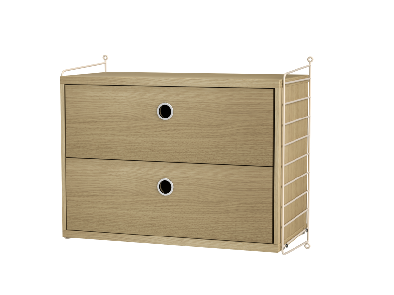 Ensemble Chambre A - String Furniture-Beige - Chêne-The Woods Gallery