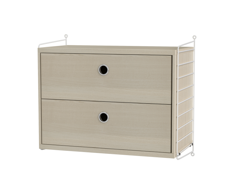 Ensemble Chambre A - String Furniture-Blanc - Frêne-The Woods Gallery