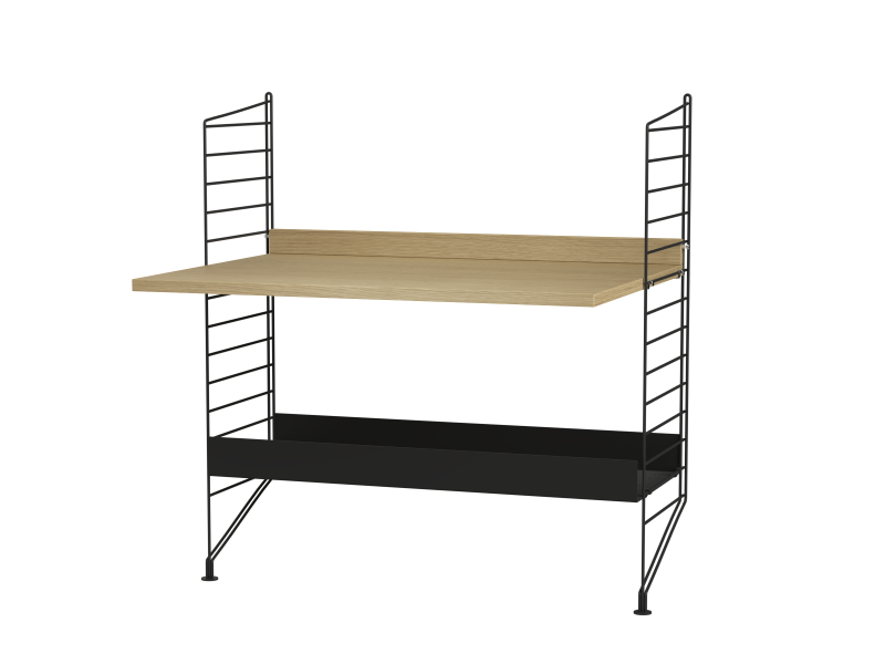 Ensemble Chambre d’enfant A - String Furniture-Chêne - Noir-The Woods Gallery