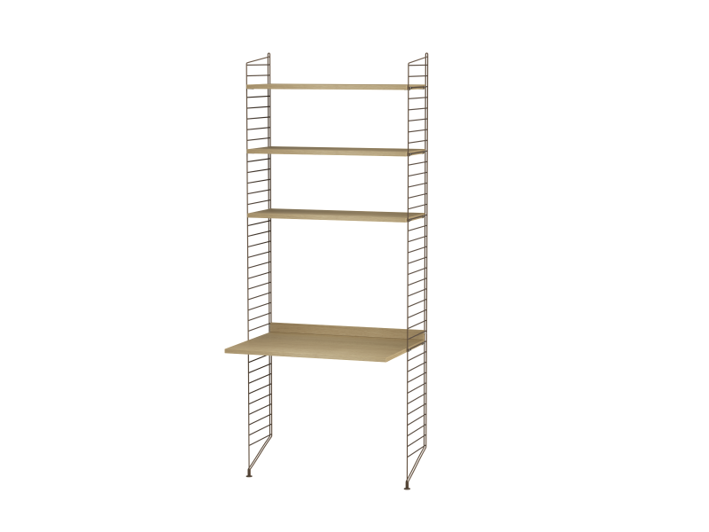 Ensemble Chambre d’enfant C - String Furniture-Marron - Chêne-The Woods Gallery