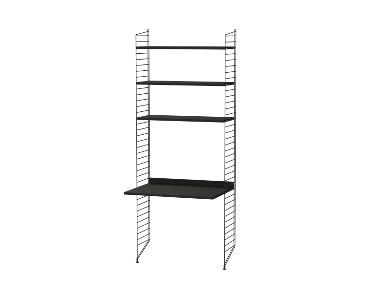 Ensemble Chambre d’enfant C - String Furniture-Noir - Frêne teinté Noir-The Woods Gallery