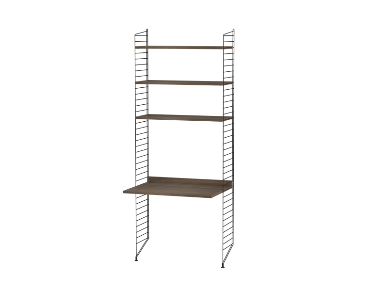 Ensemble Chambre d’enfant C - String Furniture-Noir - Noyer-The Woods Gallery