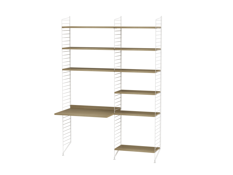 Ensemble Chambre d’enfant D - String Furniture-Blanc - Chêne-The Woods Gallery