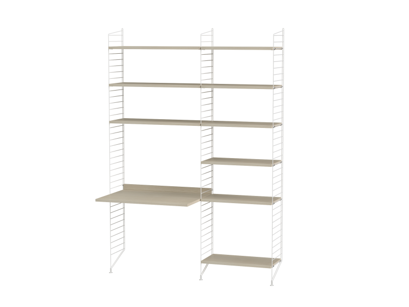 Ensemble Chambre d’enfant D - String Furniture-Blanc - Frêne-The Woods Gallery