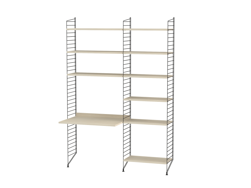 Ensemble Chambre d’enfant D - String Furniture-Noir - Frêne-The Woods Gallery