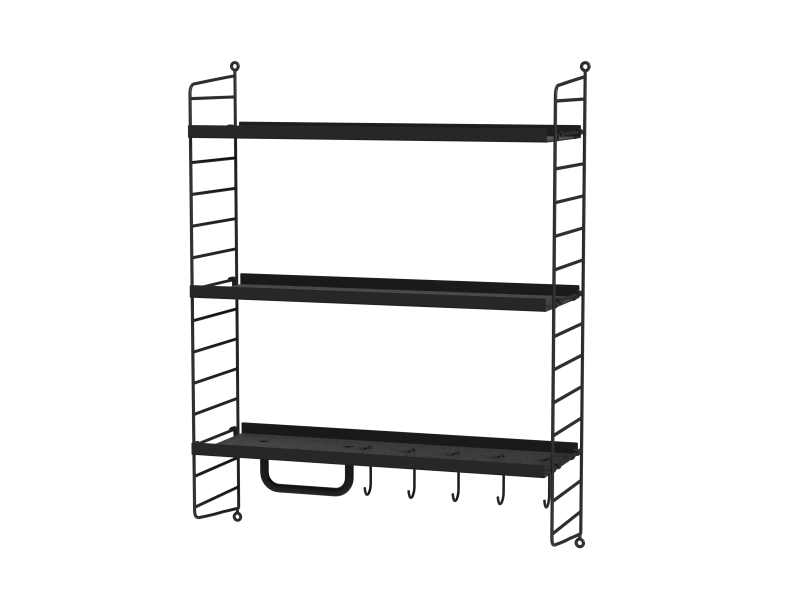 Ensemble Salle de bain G - String Furniture-Noir-The Woods Gallery