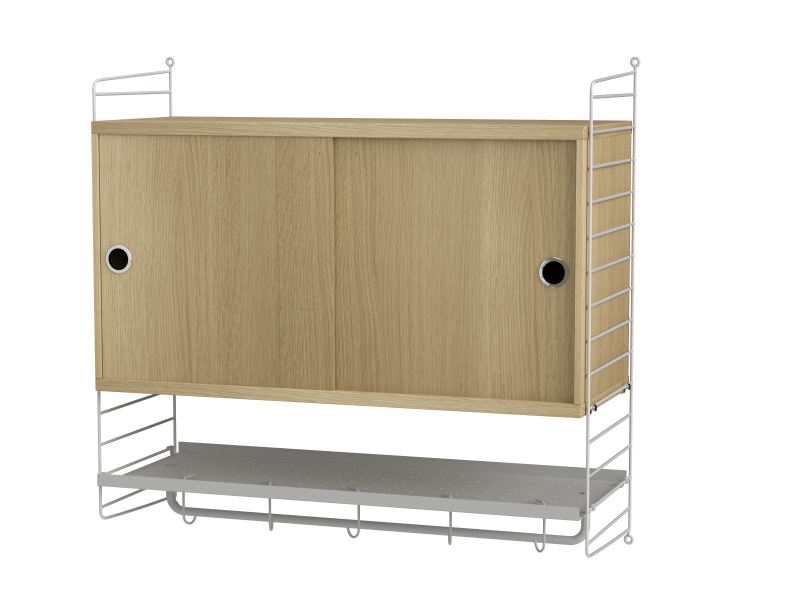 Ensemble de Chambre F - String Furniture-Gris - Chêne-The Woods Gallery