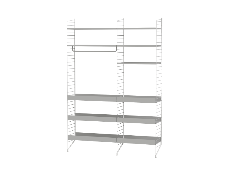 Ensemble de Cuisine F - String Furniture-Gris-The Woods Gallery