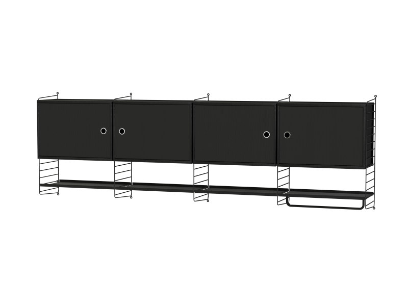 Ensemble de Cuisine K - String Furniture-Noir-The Woods Gallery