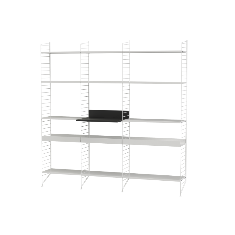 Ensemble de Cuisine L - String Furniture-Blanc-The Woods Gallery