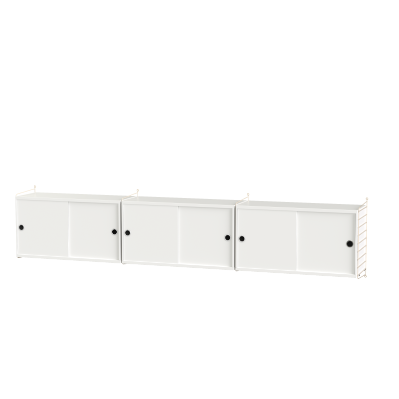 Ensemble de salon D - String Furniture-Blanc-The Woods Gallery