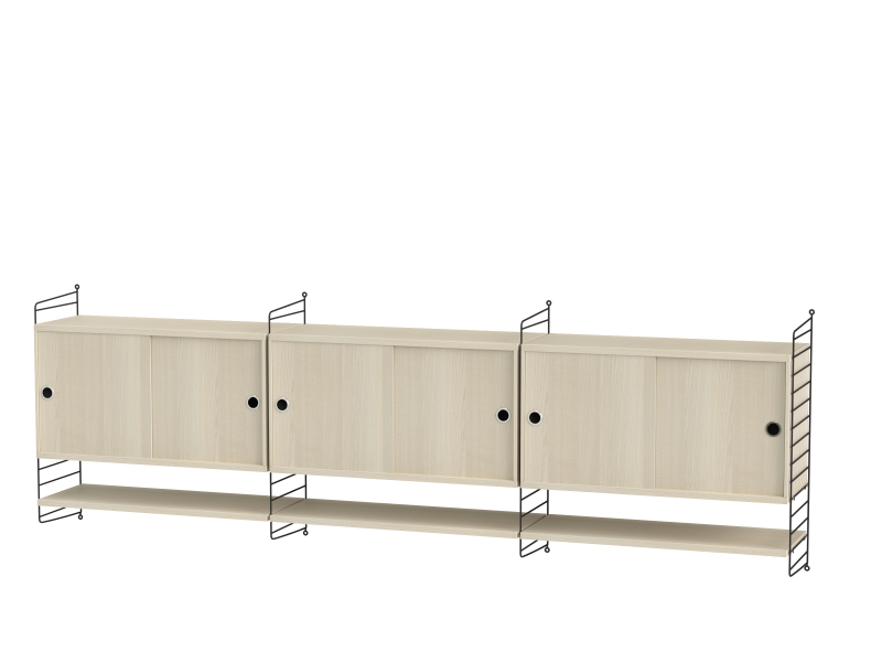 Ensemble de salon E - String Furniture-Blanc-The Woods Gallery