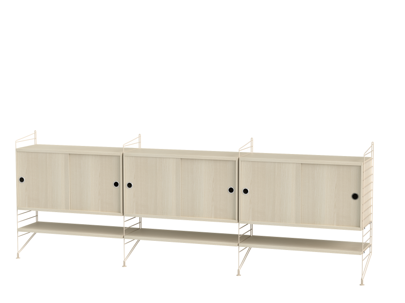 Ensemble de salon F - String Furniture-Blanc-The Woods Gallery